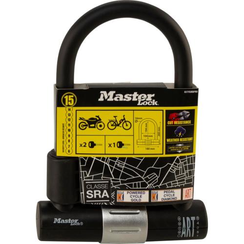 MASTER LOCK HIGH SECURITY U LOCK BÃ¼GELSCHLOSS 8377EURDPRO MOD. 8377EURDPRO EAN 3520190947017