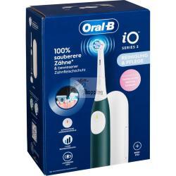 ORAL-B IO SERIES 2 FOREST GREEN CON CUSTODIA DA VIAGGIO MOD. 615204 EAN 8700216615204
