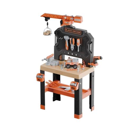 SMOBY BLACK & DECKER WORKBENCH WITH CRANE MOD. 7600360741 EAN 3032163607410