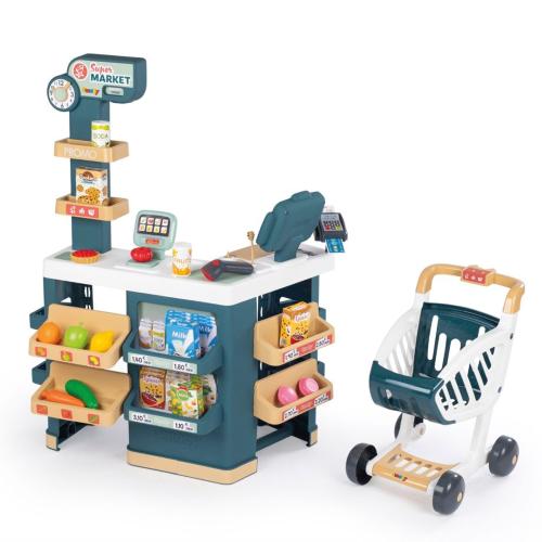 SMOBY SUPERMERCATO CON CARRELLO DELLA SPESA MODEL. 2023 MOD. 350239 EAN 3032163502395