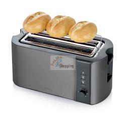 SEVERIN AT 9341 DARK INOX LANGSCHLITZTOASTER MOD. AT 9341 EAN 4008146047534