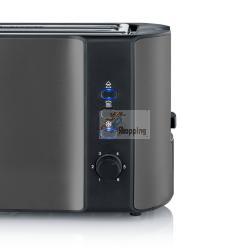 SEVERIN AT 9341 DARK INOX LANGSCHLITZTOASTER MOD. AT 9341 EAN 4008146047534