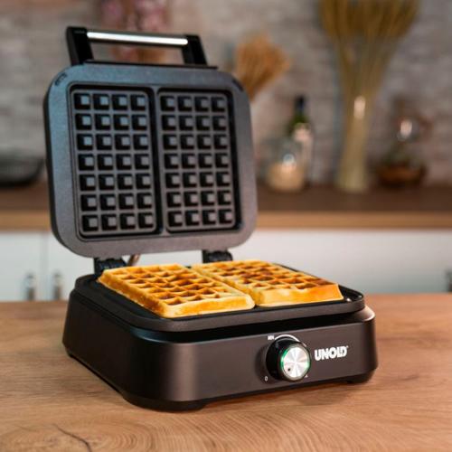 UNOLD 48275 PIASTRA PER WAFFLE DOPPIA BRUXELLES WAFFLE BELGA MOD. 48275 EAN 4011689482755