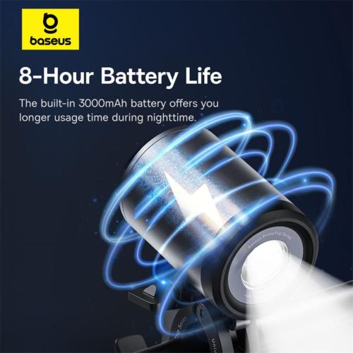 BASEUS PRIMETRIP SERIES BIKE LIGHT 2-IN-1 SET BLACK MOD. C12569000121-00 EAN 6932172667337