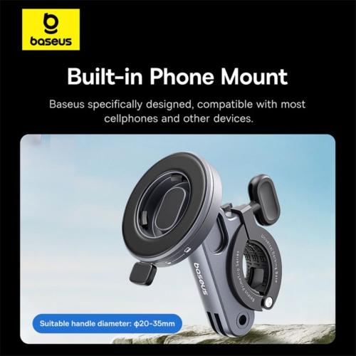 BASEUS PRIMETRIP SERIES BIKE LIGHT 2-IN-1 SET BLACK MOD. C12569000121-00 EAN 6932172667337