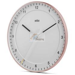 BRAUN BC 17 PW DCF OROLOGIO DA PARETE ROSA/BIANCO MOD. 67110 EAN 4007218671103