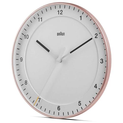 BRAUN BC 17 PW DCF OROLOGIO DA PARETE ROSA/BIANCO MOD. 67110 EAN 4007218671103