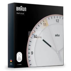 BRAUN BC 17 PW DCF OROLOGIO DA PARETE ROSA/BIANCO MOD. 67110 EAN 4007218671103