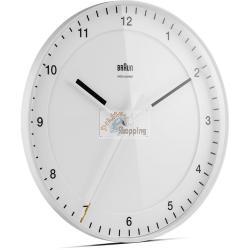 BRAUN BC 17 W-DCF OROLOGO DA PARETE RADIOCONTROLLATO BIANCO MOD. 67095 EAN 4007218670953