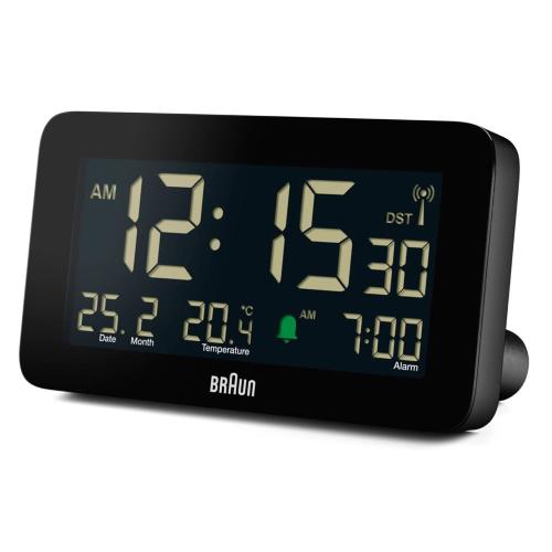 BRAUN BC10 DCF-B SVEGLIA RADIOCONTROLLATA NERO MOD. 67602 EAN 4007218676023