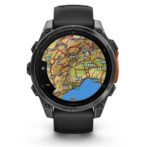 GARMIN FENIX 8 (47MM) NERO/GRIGIO ARDESIA MOD. 010-02904-00 EAN 0753759338060