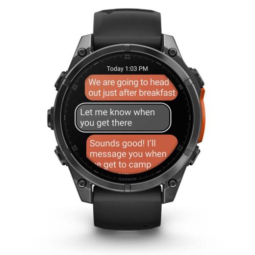 GARMIN FENIX 8 (47MM) NERO/GRIGIO ARDESIA MOD. 010-02904-00 EAN 0753759338060
