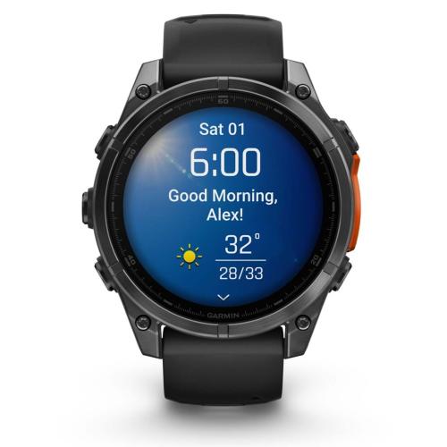 GARMIN FENIX 8 (47MM) NERO/GRIGIO ARDESIA MOD. 010-02904-00 EAN 0753759338060