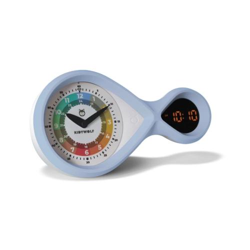 KIDYWOLF SVEGLIA ANALOGICA E DIGITALE CELESTE MOD. 418035 EAN 5407009180354