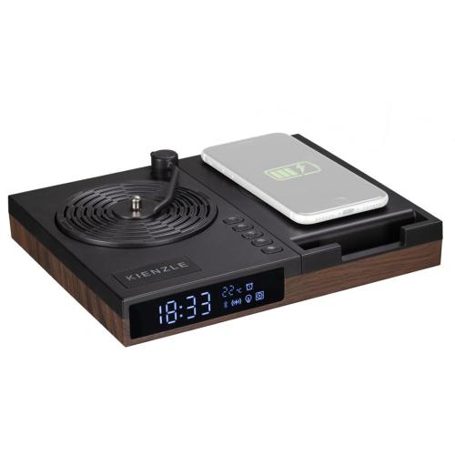 KIENZLE ALARM CLOCK W.BLUETOOTH SPEAKER AND WIRELESS CHARGER MOD. 15344 EAN 4007922100258