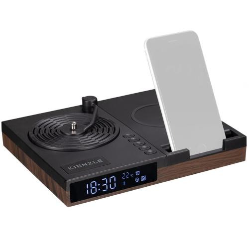 KIENZLE ALARM CLOCK W.BLUETOOTH SPEAKER AND WIRELESS CHARGER MOD. 15344 EAN 4007922100258