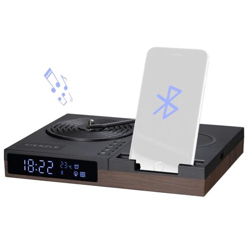 KIENZLE ALARM CLOCK W.BLUETOOTH SPEAKER AND WIRELESS CHARGER MOD. 15344 EAN 4007922100258