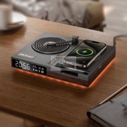 KIENZLE ALARM CLOCK W.BLUETOOTH SPEAKER AND WIRELESS CHARGER MOD. 15344 EAN 4007922100258