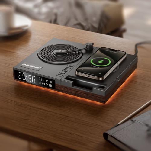 KIENZLE ALARM CLOCK W.BLUETOOTH SPEAKER AND WIRELESS CHARGER MOD. 15344 EAN 4007922100258