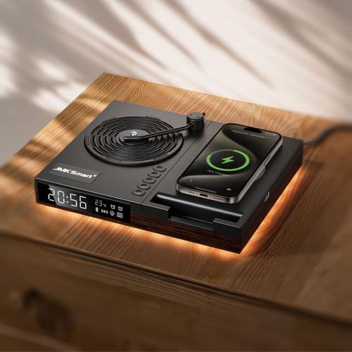 KIENZLE ALARM CLOCK W.BLUETOOTH SPEAKER AND WIRELESS CHARGER MOD. 15344 EAN 4007922100258