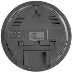 KIENZLE DCF RADIO-CONTROL.WALL CLOCK W.ROOM TEMP.DISPLAY ANTHR. MOD. 15362 EAN 4007922100432