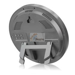 KIENZLE DCF RADIO-CONTROL.WALL CLOCK W.ROOM TEMP.DISPLAY ANTHR. MOD. 15362 EAN 4007922100432