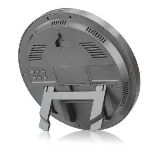 KIENZLE DCF RADIO-CONTROL.WALL CLOCK W.ROOM TEMP.DISPLAY ANTHR. MOD. 15362 EAN 4007922100432