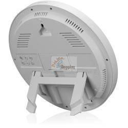 KIENZLE DCF RADIO-CONTROL.WALL CLOCK W.ROOM TEP.DISPLAY WHITE MOD. 15361 EAN 4007922100425