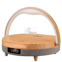 KIENZLE LED ALARM CLOCK W. BLUE- TOOTH SPEAKER + WIRELESS CHARGER MOD. 15321 EAN 4007922100180