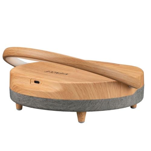 KIENZLE LED ALARM CLOCK W. BLUE- TOOTH SPEAKER + WIRELESS CHARGER MOD. 15321 EAN 4007922100180