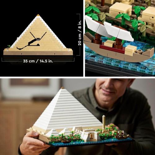 LEGO ARCHITECTURE 21058 LA GRANDE PIRAMIDE DI GIZA MOD. 21058 EAN 5702017152349