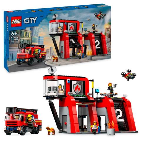 LEGO CITY 60414 FIRE STATION WITH FIRE TRUCK MOD. 60414 EAN 5702017582962