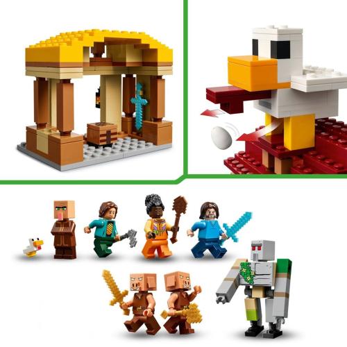 LEGO MINECRAFT 21273 THE GHAST BALLOON VILLAGE ATTACK MOD. 21273 EAN 5702017815473