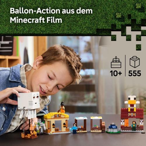 LEGO MINECRAFT 21273 THE GHAST BALLOON VILLAGE ATTACK MOD. 21273 EAN 5702017815473