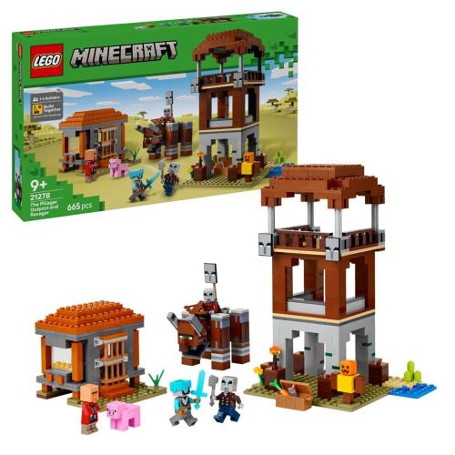 LEGO MINECRAFT 21278 THE PILLAGER OUTPOST AND RAVAGER MOD. 21278 EAN 5702017815527