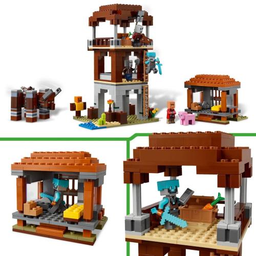 LEGO MINECRAFT 21278 THE PILLAGER OUTPOST AND RAVAGER MOD. 21278 EAN 5702017815527