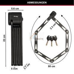 MASTER LOCK LUCCHETTO PIEGHEVOLE (VDS) CON CHIAVE 8333EURDPRO MOD. 8333EURDPRO EAN 3520190945556