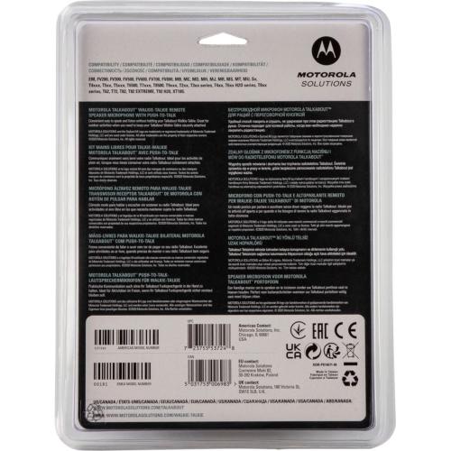 MOTOROLA LAUTSPRECHERMIKROFON TLKR MOD. 181 EAN 5031753006983