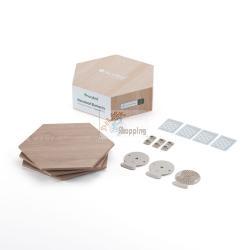NANOLEAF ELEMENTS WOOD LOOK HEXAGONS EXPANSION PACK - 3PK MOD. NL52-E-0001HB-3PK EAN 0840102701661