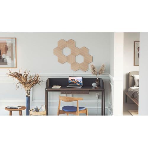 NANOLEAF ELEMENTS WOOD LOOK HEXAGONS EXPANSION PACK - 3PK MOD. NL52-E-0001HB-3PK EAN 0840102701661