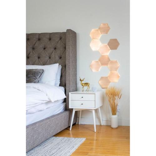 NANOLEAF ELEMENTS WOOD LOOK HEXAGONS EXPANSION PACK - 3PK MOD. NL52-E-0001HB-3PK EAN 0840102701661