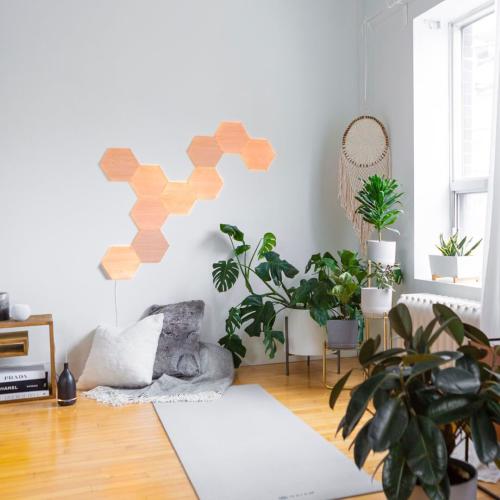 NANOLEAF ELEMENTS WOOD LOOK HEXAGONS EXPANSION PACK - 3PK MOD. NL52-E-0001HB-3PK EAN 0840102701661