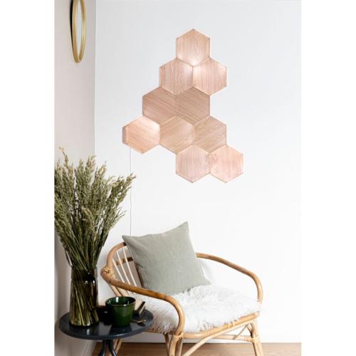 NANOLEAF ELEMENTS WOOD LOOK HEXAGONS EXPANSION PACK - 3PK MOD. NL52-E-0001HB-3PK EAN 0840102701661