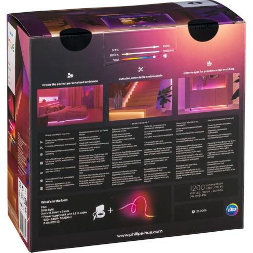 PHILIPS HUE FLUX LIGHTSTRIP 3M MOD. 308781200 EAN 8721103087812