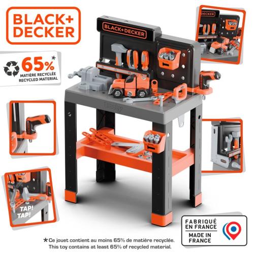 SMOBY BLACK & DECKER PRO WORKBENCH MODEL 2025 MOD. 360740 EAN 3032163607403