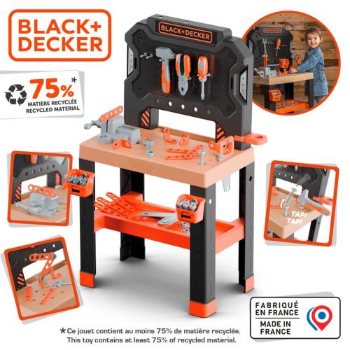SMOBY BLACK & DECKER WORKBENCH MODEL 2025 MOD. 360739 EAN 3032163607397