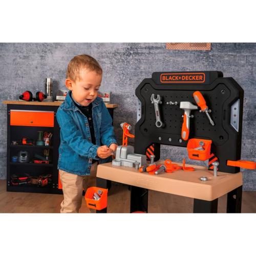 SMOBY BLACK & DECKER WORKBENCH MODEL 2025 MOD. 360739 EAN 3032163607397