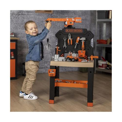 SMOBY BLACK & DECKER WORKBENCH WITH CRANE MOD. 7600360741 EAN 3032163607410