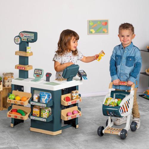 SMOBY SUPERMERCATO CON CARRELLO DELLA SPESA MODEL. 2023 MOD. 350239 EAN 3032163502395