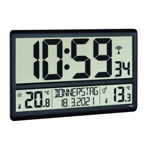 TFA 60.4521.01 OROL. RADIOCONTR. CON TEMPERATURA ESTERNA E INT. MOD. 60.4521.01 EAN 4009816036896